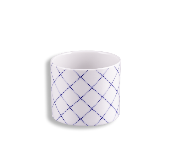No.608 - Kékfestő, Blue checkered - Sugar Bowl