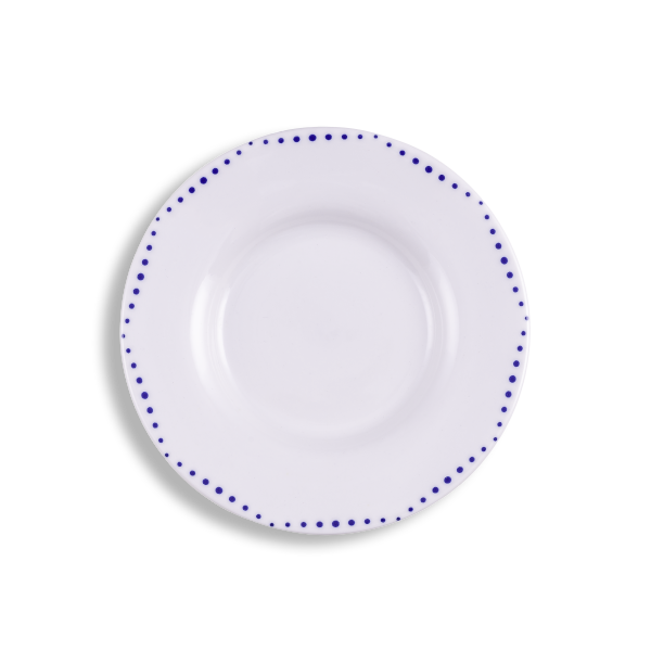 No.608 - Kékfestő, Wavy polka dots - Tea cup saucer