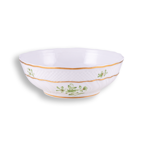 Scarbantia, green - Serving bowl, round