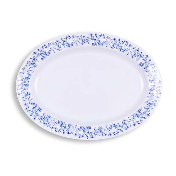 No.994.2 Déméter - Serving platter, oval, blue pic