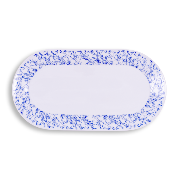 No.994.2 Déméter - Serving platter, long, blue