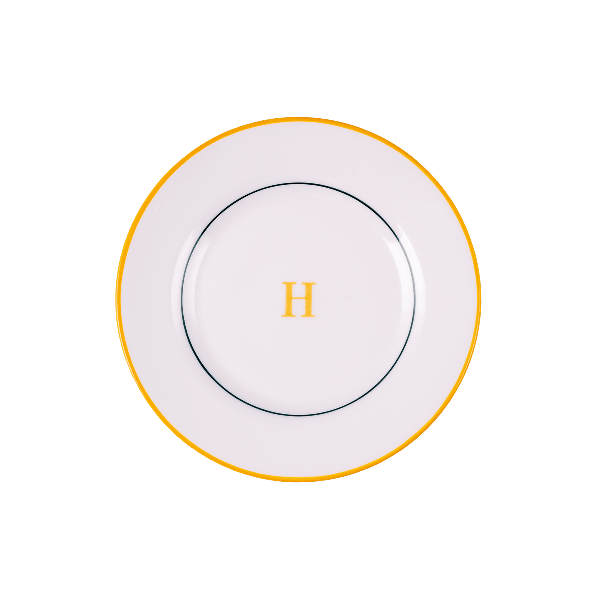 L'Assiette kistányér, 16 cm sárga csíkkal