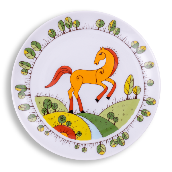 Fairy tales - Horse - Plate, small