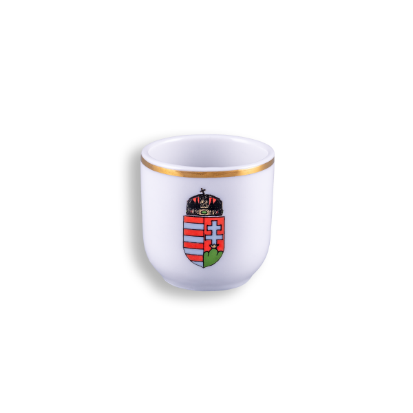 Hungarian crest, brandy cup