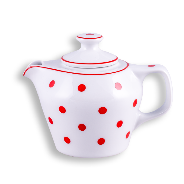 Panni - Coffee maker, jug, red dots, 0,4 liter