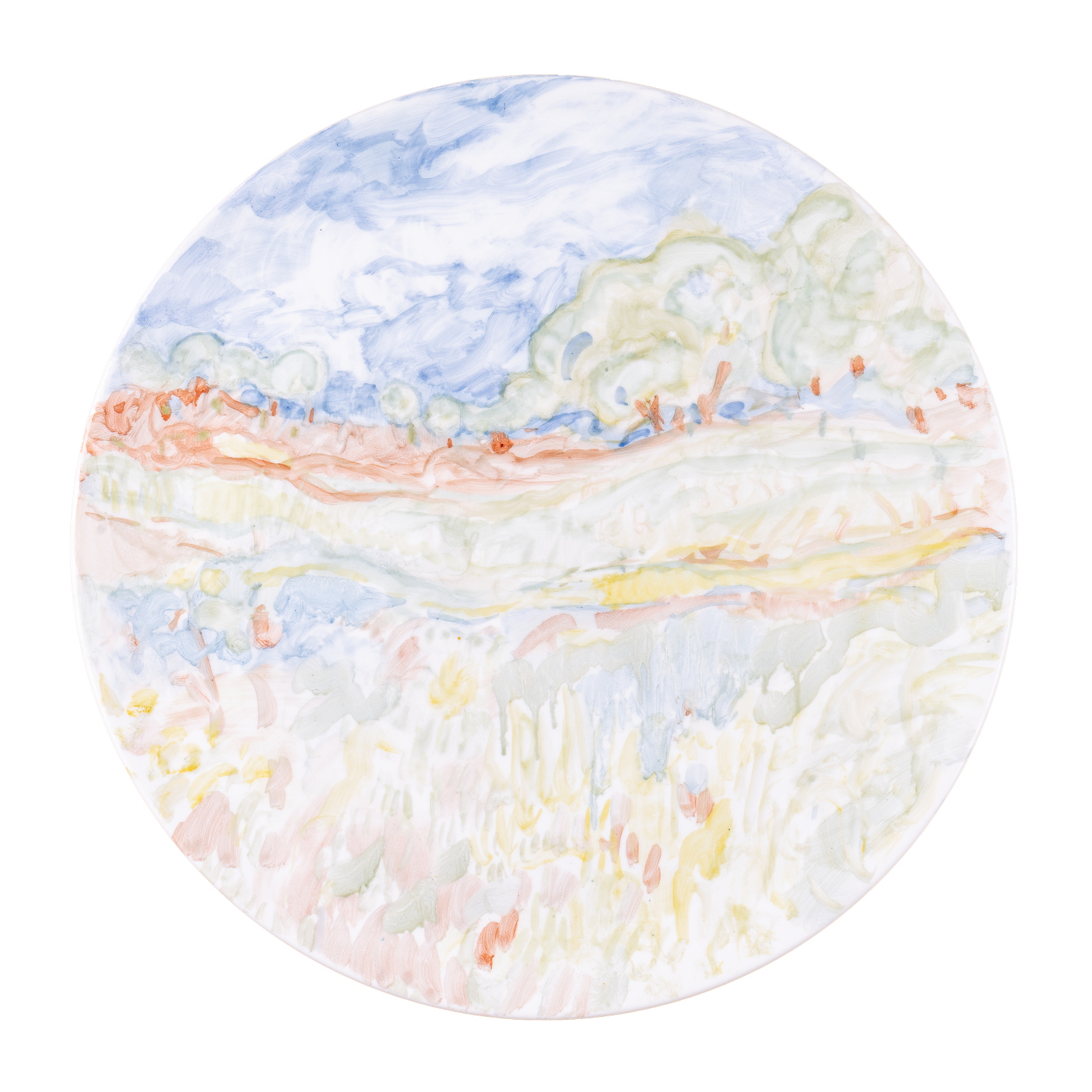 Bolda - Búzamező ("Wheat Field") decorative plate