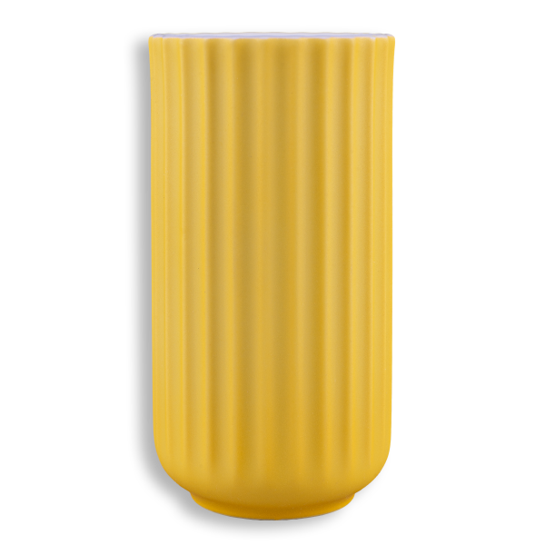 Riviera váza, sárga, 10 cm