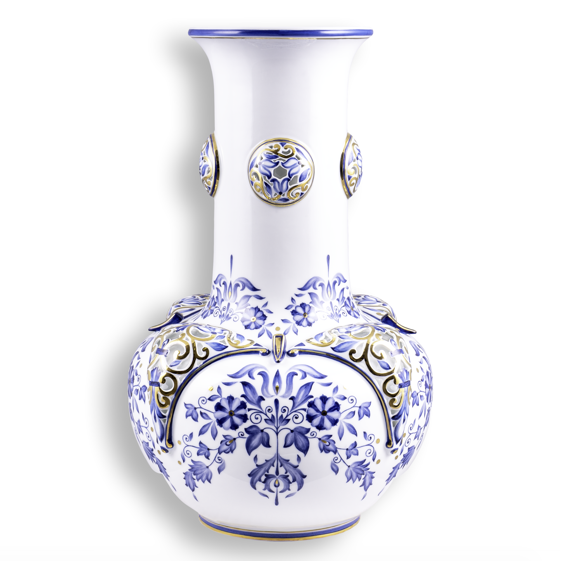 Heritage Vase Blue